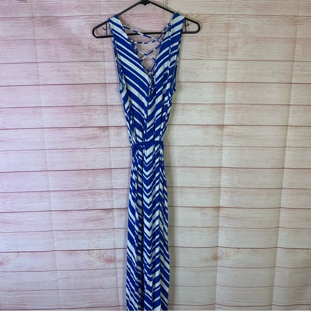 La Blanca Belted Swimsuit Biniki Coverup Maxie Dress‎ Size Large